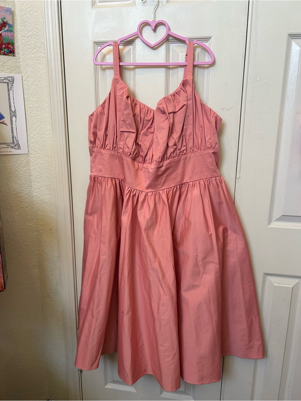 Vixen by Micheline Pitt Pink Dress - 4X